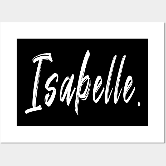 Name Girl Isabelle Wall Art by CanCreate